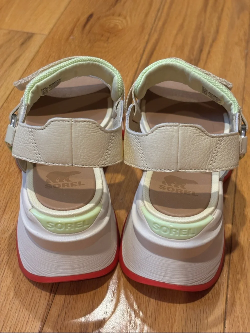 SOREL  women's  Kinetic Impact  Y Strap Wedge  Sandals 7.5 - Picture 14 of 16